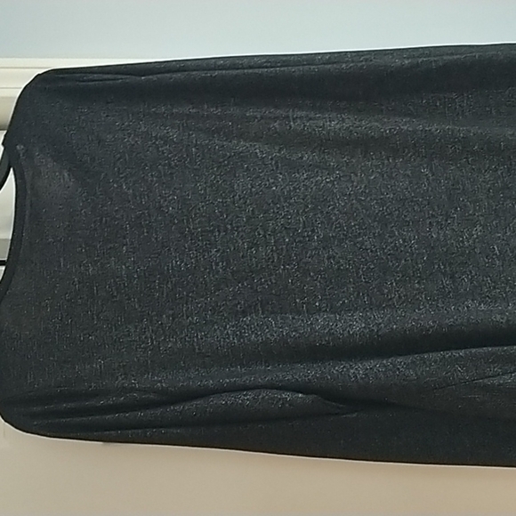 Marc New York Black and Silver Sparkly Top LG - Picture 7 of 10